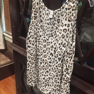 Leopard tank top